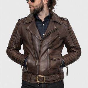 LIKE-NEW RUSTIC Leather Jacket